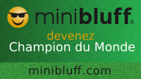 Yoan joue au Minibluff